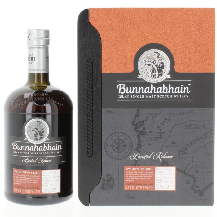 Bunnahabhain Moine 22 Year Old 1997 PX Cask Single Malt Scotch Whisky - 70cl 50%