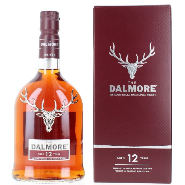 Dalmore 12 Year Old Highland Single Malt Scotch Whisky - 70cl 40%