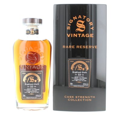 Highland Park 32 Year Old 1991 Signatory Vintage Single Malt Scotch Whisky - 70cl 53.4%