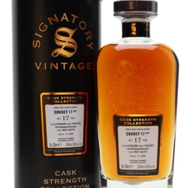 Orkney 17 Year Old HP Signatory Cask Strength Single Malt Scotch Whisky - 70cl 55.4%