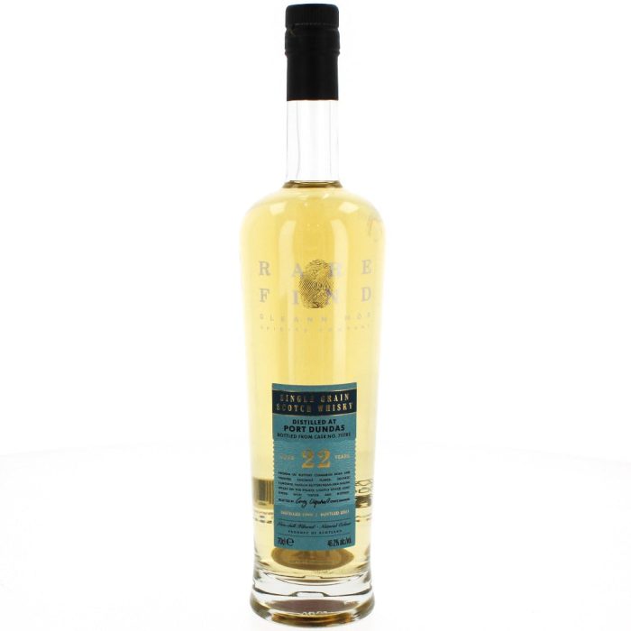 Rare Find Port Dundas 22 Year Old Single Grain Scotch Whisky - 70cl 46.2%