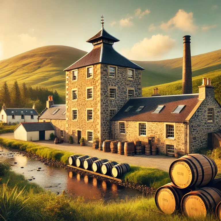 Speyside whisky distillery