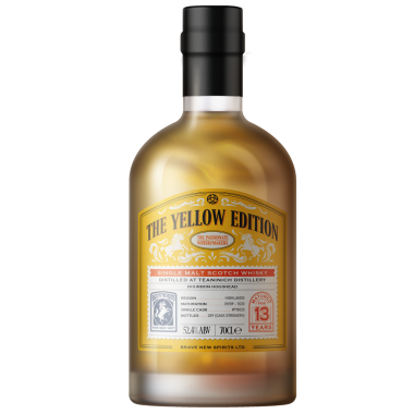 Teaninich 13 Year Old 2008 Yellow Edition Single Malt Scotch Whisky - 70cl 52.4%