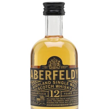 Aberfeldy 12 Year Old / Miniature Highland Single Malt Scotch Whisky