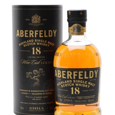 Aberfeldy 18 Year Old / Sangiovese Italian Wine Cask Highland Whisky
