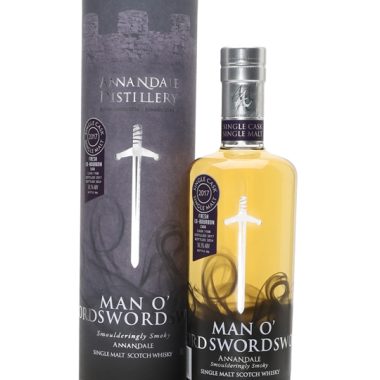 Annandale 2017 / Fresh Bourbon Cask 1108 / Peated Man O'Sword Lowland Whisky