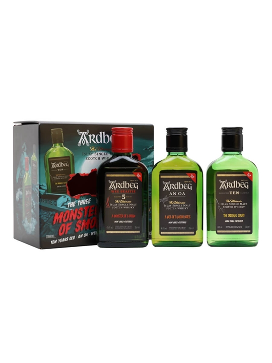 Ardbeg The Three Monsters of Smoke Trio Pack / 3x20cl Islay Whisky