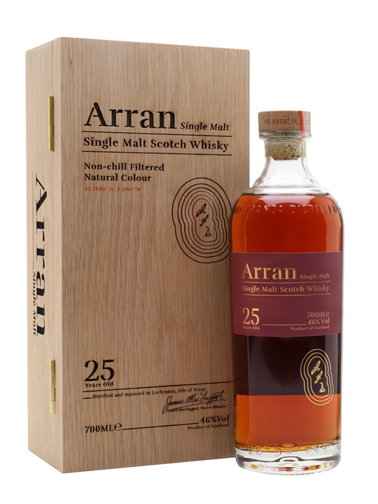 Arran 25 Year Old Island Single Malt Scotch Whisky