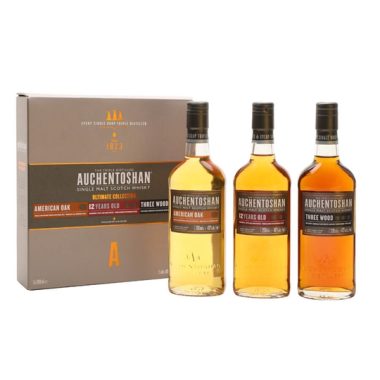 Auchentoshan Trio Pack (American Oak,12 Year Old & 3 Wood) / 3x20cl Lowland Whisky