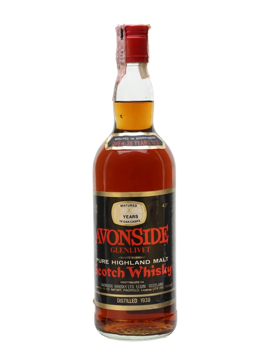 Avonside (Glenlivet) 1938 / 39 Year Old / Sherry Cask / Gordon & MacPhail Speyside Whisky