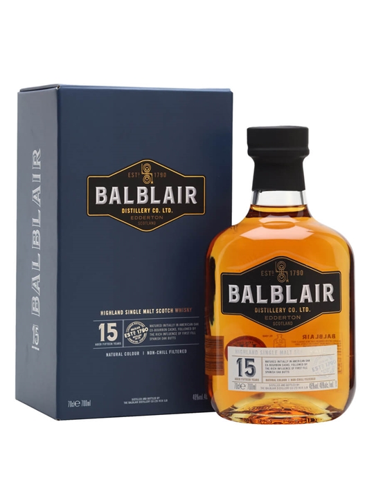 Balblair 15 Year Old Highland Single Malt Scotch Whisky