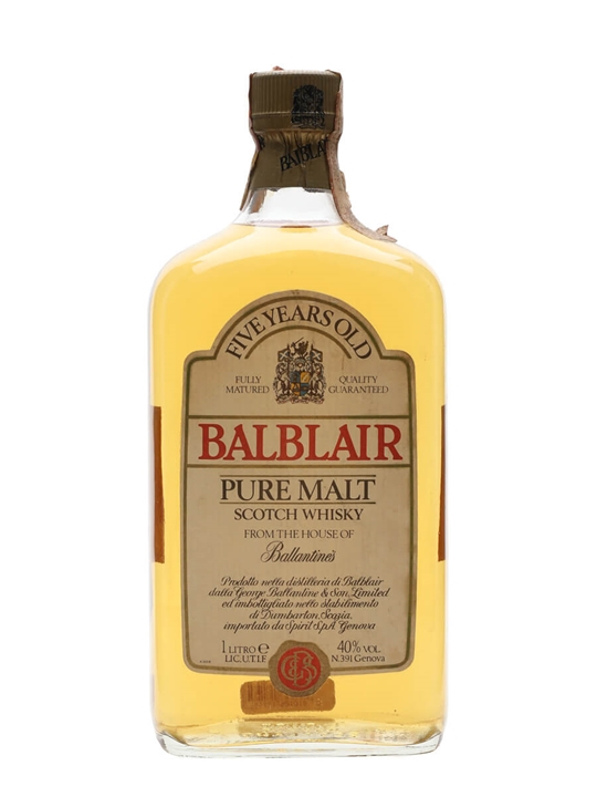 Balblair 5 Year Old / Bot.1980s / Litre Highland Whisky