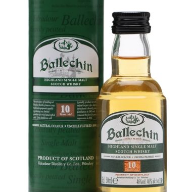 Ballechin 10 Year Old Miniature Highland Single Malt Scotch Whisky