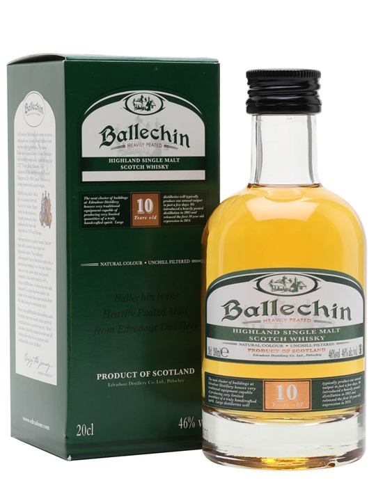 Ballechin 10 Year Old / Small Bottle Highland Whisky
