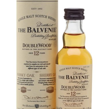Balvenie 12 Year Old Doublewood Miniature / Gift Box Speyside Whisky