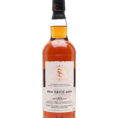 Ben Nevis 2014 / 10 Year Old / Signatory 100 Proof Edition 63 Highland Whisky