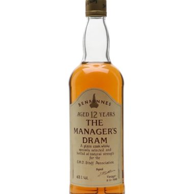 Benrinnes 12 Year Old / Bot.1988 / Manager's Dram Speyside Whisky