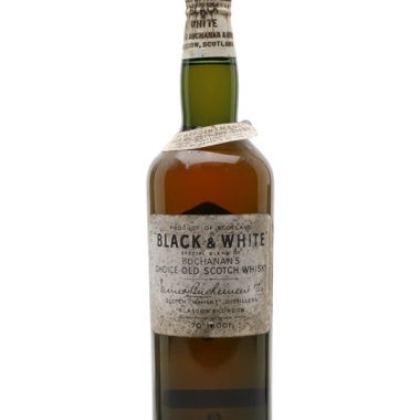 Black & White / Spring Cap / Bot.1950s Blended Scotch Whisky