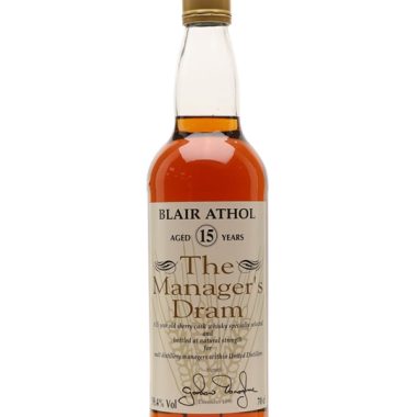 Blair Athol 15 Year Old / Bot.1996 / Manager's Dram Highland Whisky