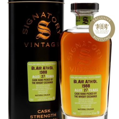 Blair Athol 1988 / 27 Year Old / Signatory / Exclusive to The Whisky Exchange Highland Whisky