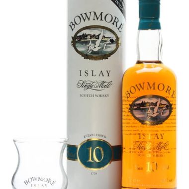 Bowmore 10 Year Old + Glass / Bot.1980s Islay Whisky
