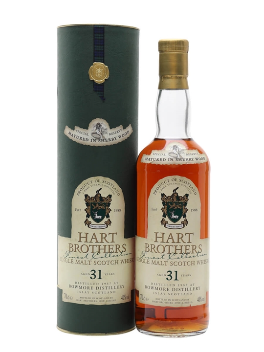 Bowmore 1957 / 31 Year Old / Sherry Cask / Hart Brothers Islay Whisky