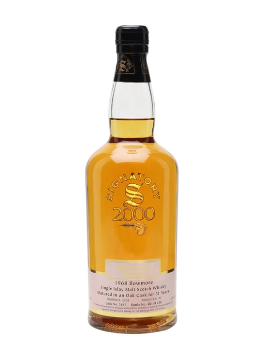 Bowmore 1968 / 31 Year Old / Millennium / Cask #3817 / Signatory Islay Whisky