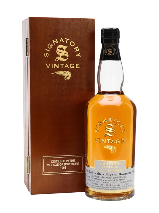 Bowmore 1968 / 32 Year Old / Rare Reserve / Cask #1422 / Signatory Islay Whisky