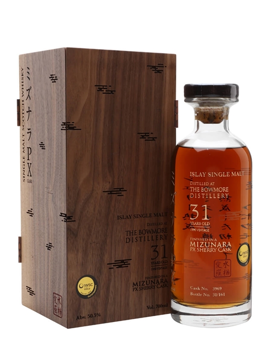Bowmore 1990 / 31 Year Old / PX Mizunara Cask #3969 / East Asia Islay Whisky