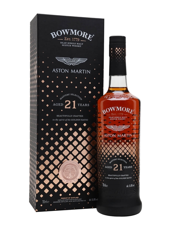 Bowmore 21 Year Old / Aston Martin Masters Selection / 2021 Release Islay Whisky