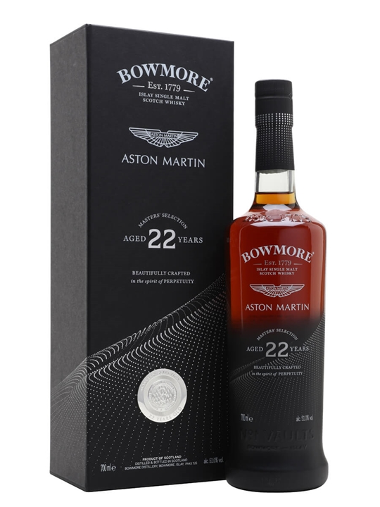 Bowmore 22 Year Old / Aston Martin Masters Selection / 2023 Release Islay Whisky