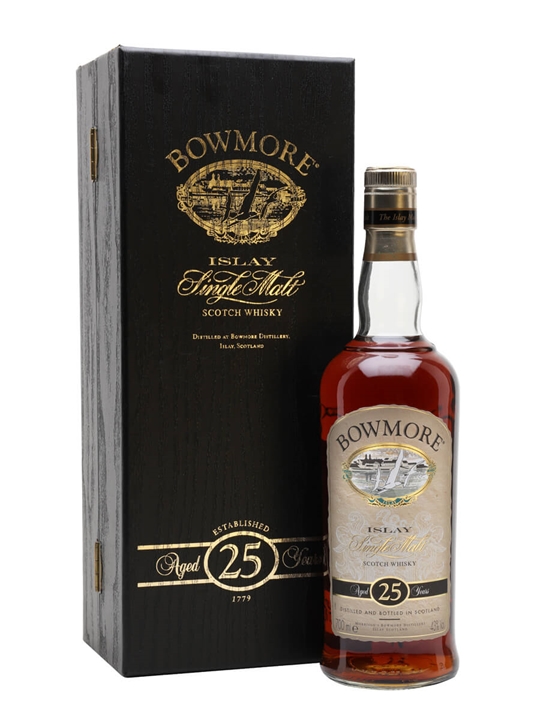 Bowmore 25 Year Old / Old Presentation Islay Single Malt Scotch Whisky