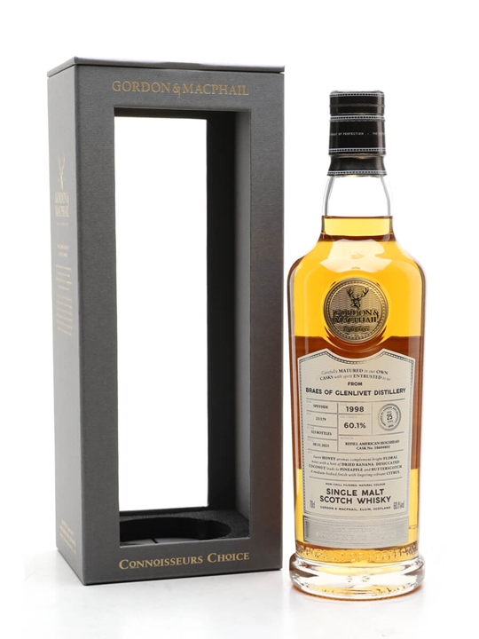 Braes of Glenlivet 1998 / 25 Year Old / #18604801 / Connoisseurs Choice Speyside Whisky