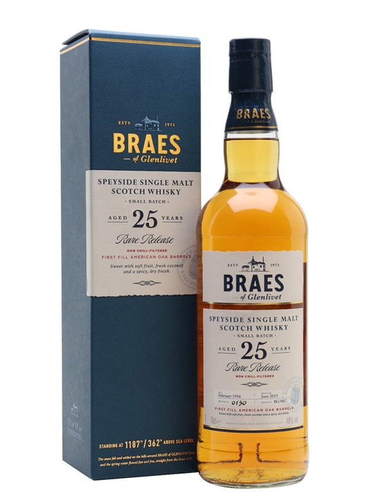 Braes of Glenlivet 25 Year Old / Secret Speyside Speyside Whisky