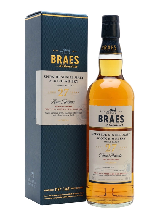 Braes of Glenlivet 27 Year Old / Secret Speyside Speyside Whisky