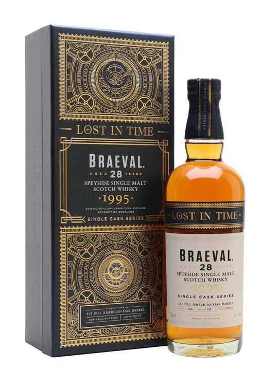 Braeval 1995 / 28 Year Old / Cask 79775 / Lost In Time Series Speyside Whisky