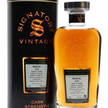 Braeval 2000 / 21 Year Old / Signatory Speyside Whisky