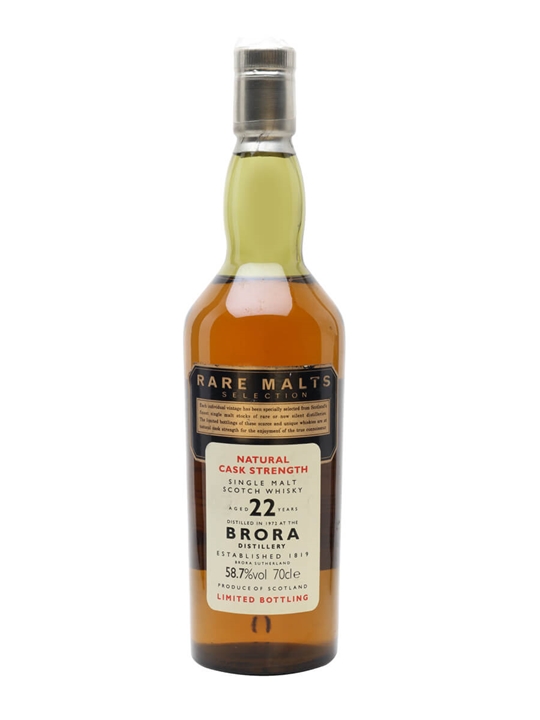 Brora 1972 / 22 Year Old / Rare Malts Highland Whisky