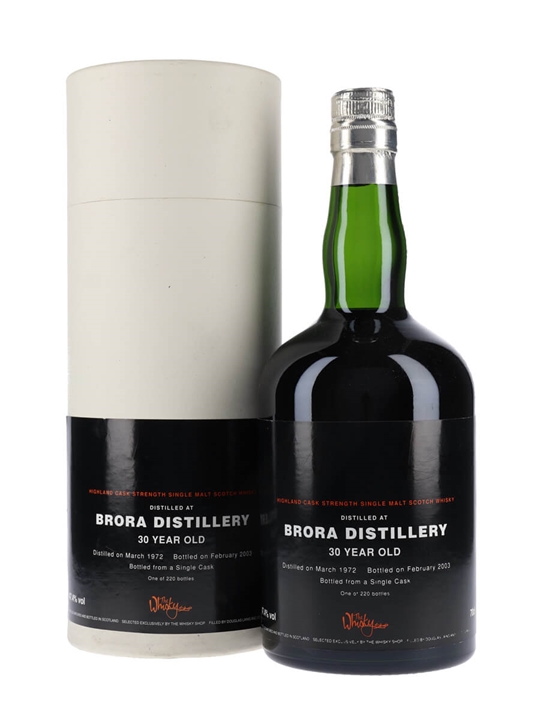 Brora 1972 / 30 Year Old / Sherry Cask / Douglas Laing / For The Whisky Shop Highland Whisky