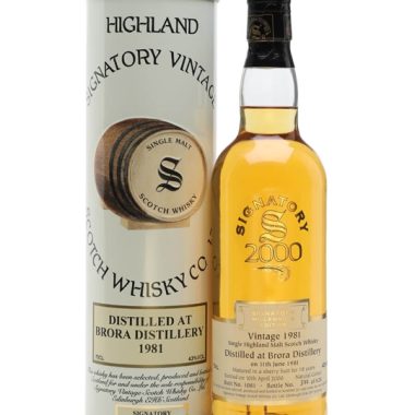Brora 1981 / 18 Year Old / Millennium / Signatory Highland Whisky