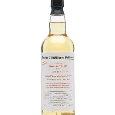 Brora 1981 / 21 Year Old / Signatory Highland Whisky