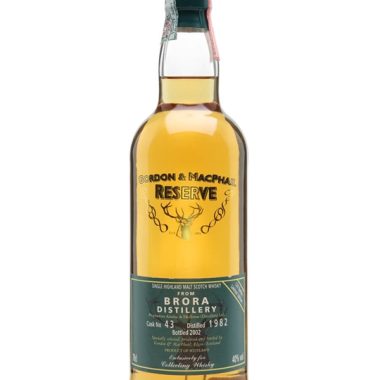 Brora 1982 / Bot.2002 / Reserve / Cask #43 / Gordon & MacPhail Highland Whisky
