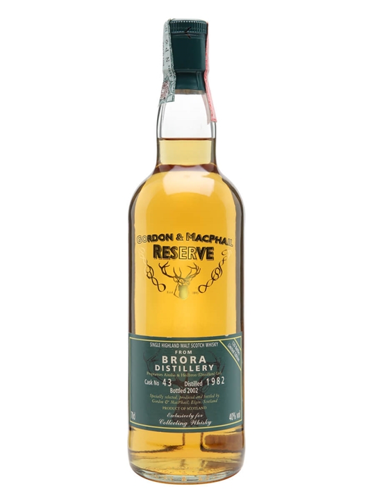 Brora 1982 / Bot.2002 / Reserve / Cask #43 / Gordon & MacPhail Highland Whisky
