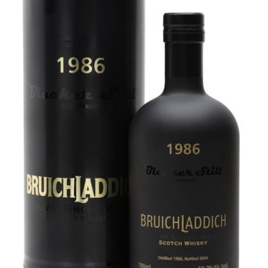 Bruichladdich 1986 / 20 Year Old / Blacker Still Islay Whisky