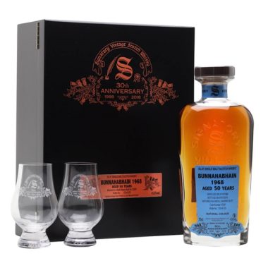 Bunnahabhain 1968 / 50 Year Old / Signatory 30th Anniversary Islay Whisky