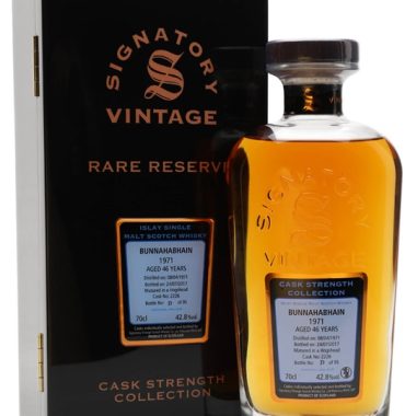 Bunnahabhain 1971 / 46 Year Old / Signatory Islay Whisky