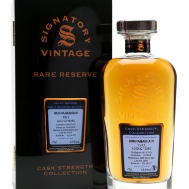 Bunnahabhain 1973 / 42 Year Old / Rare Reserve Islay Whisky