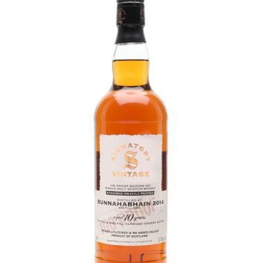 Bunnahabhain Staoisha 2014 / 10 Year Old / Signatory 100 Proof Edition 61 Islay Whisky
