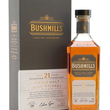 Bushmills 21 Year Old Single Malt Irish Whiskey