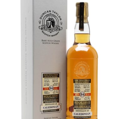 Caledonian 1987 Rare Auld / 34 Year Old / Duncan Taylor Grain Whisky